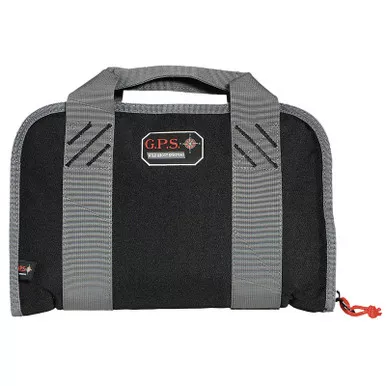 GPS Bags 1107PCCB Double Compact Black Holds 1-2 Handguns