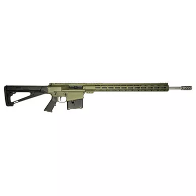 Great Lakes Firearms AR-10 30-06 Springfield 5+1 24" Stainless Threaded Barrel, OD Green Cerakote Aluminum Receiver w/Picatinny Rail, Hogue Fixed Black Polymer Stock, Mil-Spec Grip