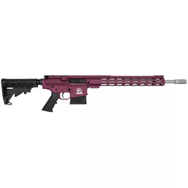 Great Lakes Firearms GL10308SSCHY GLFA 308 Win 10+1 18" AR-10 Stainless Steel Black Cherry