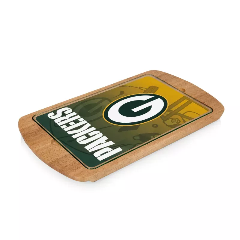 Green Bay Packers – Billboard Glass Top Serving Tray