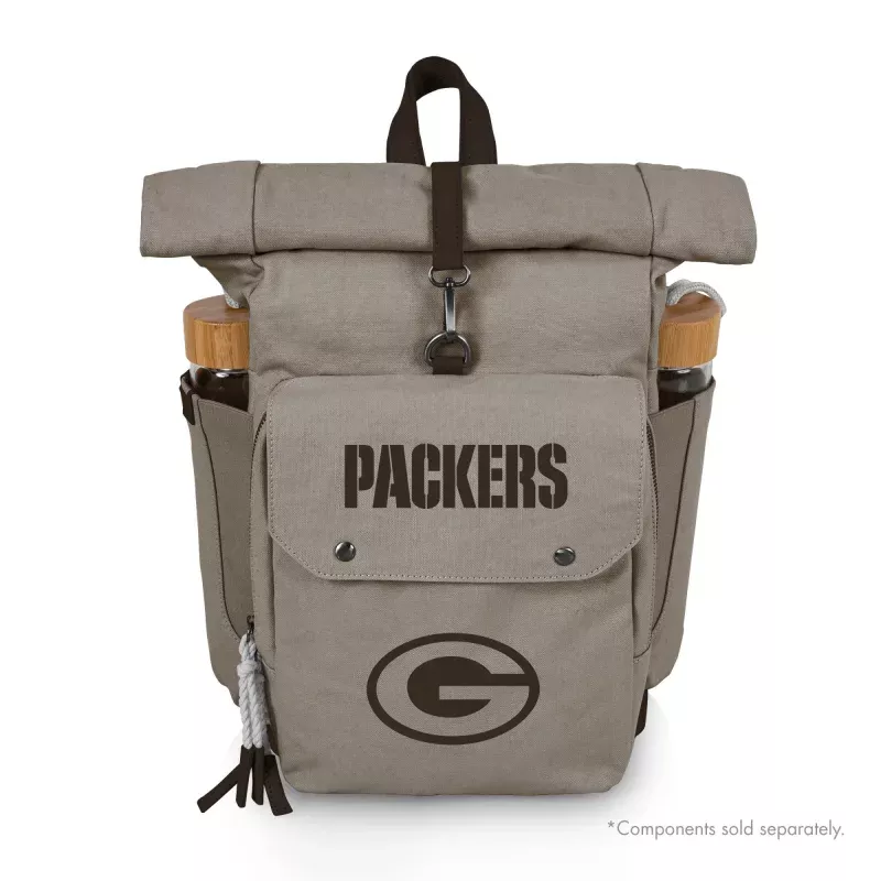 Green Bay Packers – Carmel Roll Top Picnic Backpack Cooler