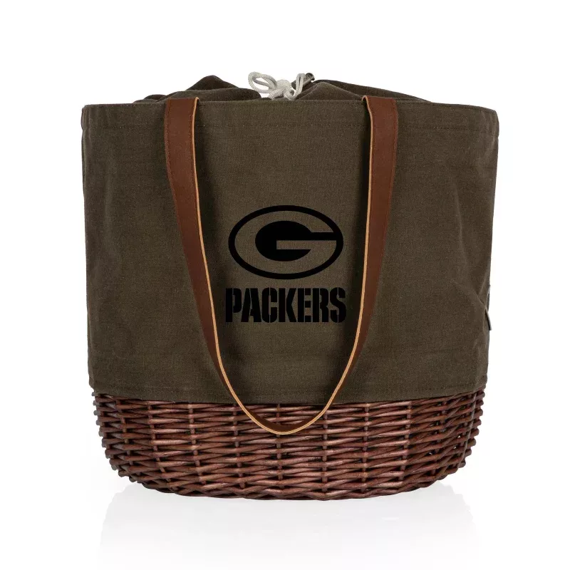 Green Bay Packers – Coronado Canvas and Willow Basket Tote