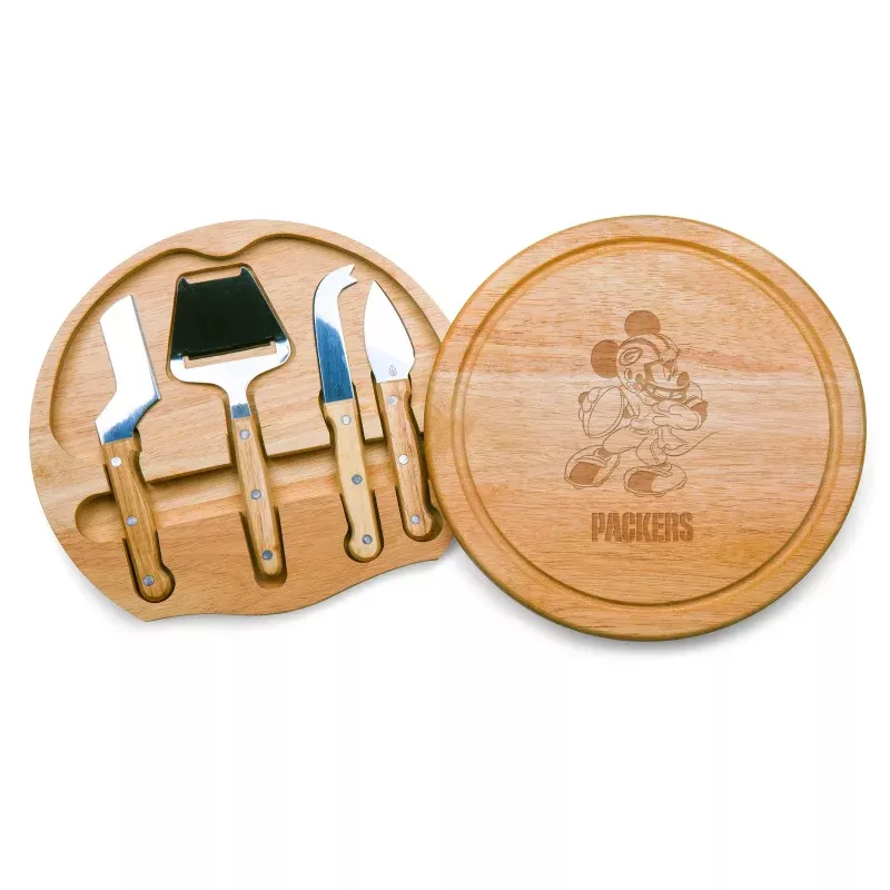 Green Bay Packers Mickey Mouse – Circo Cheese Cutting Board & Tools Set