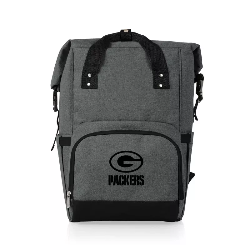 Green Bay Packers – On The Go Roll-Top Backpack Cooler