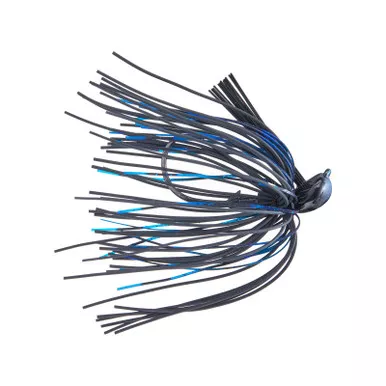 Greenfish Tackle Big Rubber Jig 3/4 Oz Black Blue
