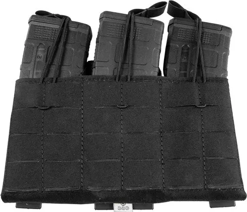 Grey Ghost Triple Mag Panel – 5.56 Mag Pouch Laminate Black
