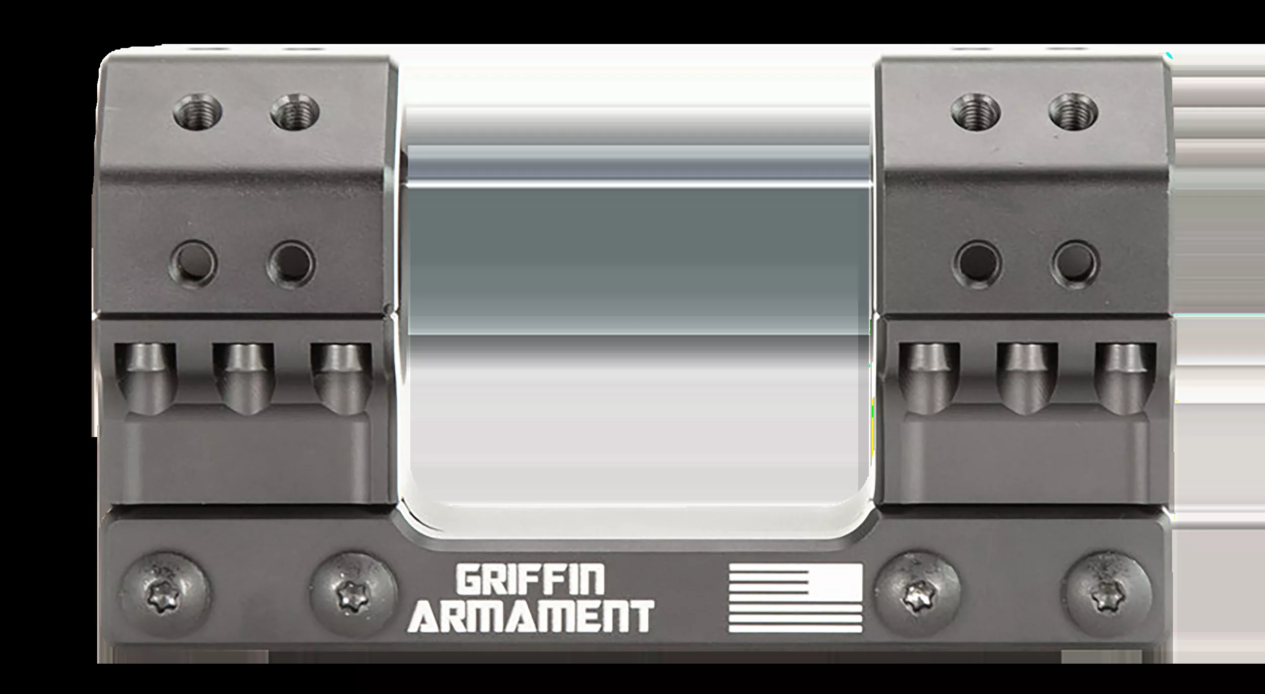 Griffin Armament SPRM Scope Mount/Ring Combo Black Anodized Aluminum