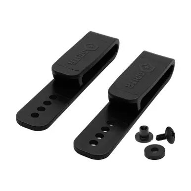 GRITR Tuckable IWB Holster Clips 2-Pack - Low-Profile Polymer for 1.5" Belts