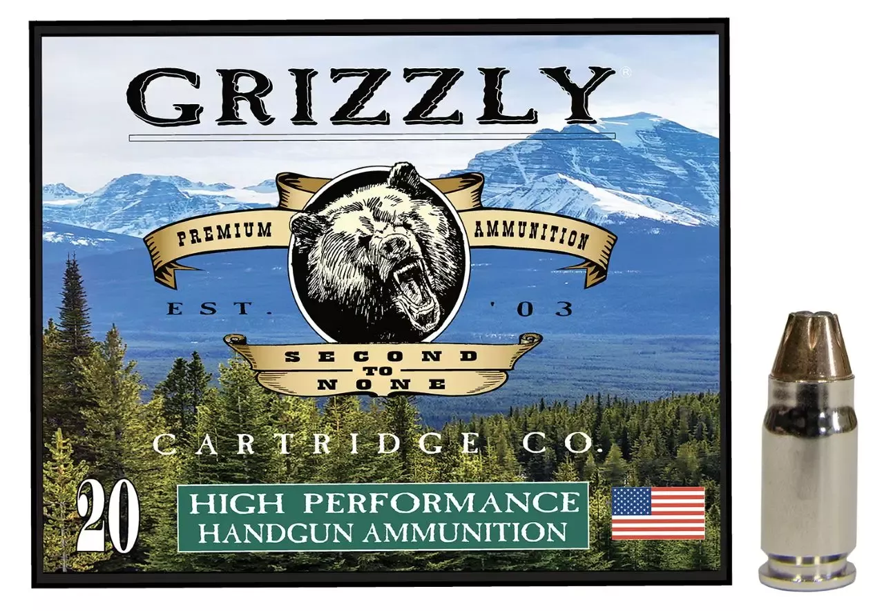 Grizzly Ammo .357 Sig Ammo 90 gr Jacketed Hollow Point 20 Rounds GC357S2