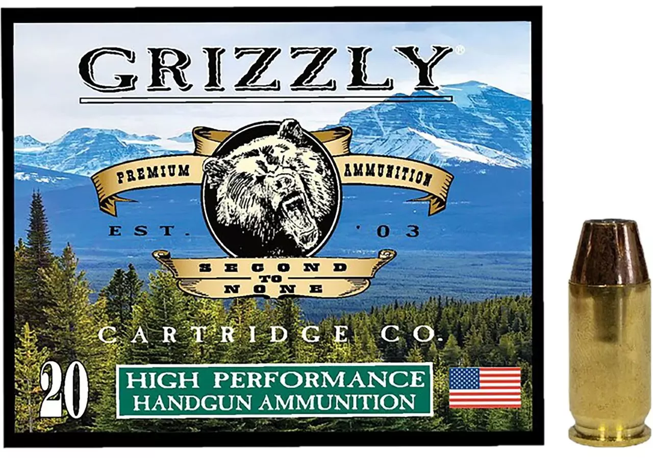 Grizzly Ammo .45 ACP Ammo 230 gr Jacketed Hollow Point 20 Rounds GC45A2