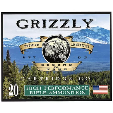 Grizzly Ammo GC357M20 357Mag 210gr Full Metal Jacket Flat Point 20 Per Box/10 Case