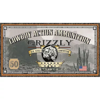 Grizzly Ammo GC38SP8 38Special 158gr Round Nose Flat Point 50 Per Box/10 Case