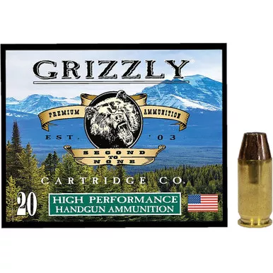 Grizzly Ammo GC45A2 45ACP 230gr Jacketed Hollow Point 20 Per Box/10 Case