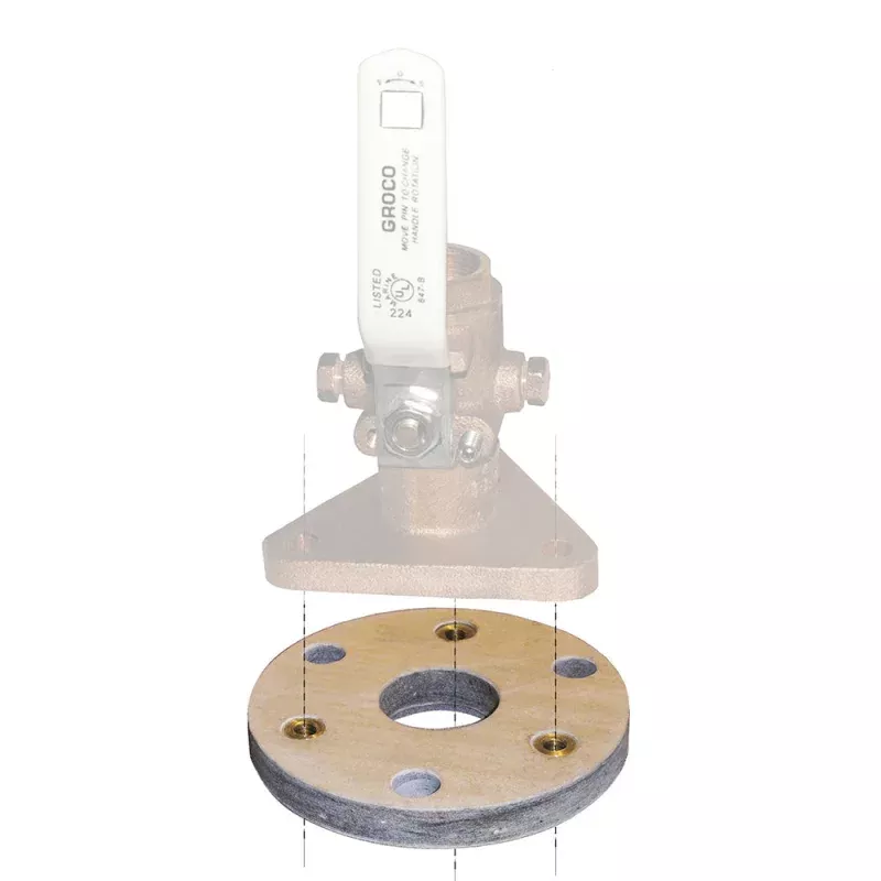 GROCO Backing Block f/22-1/2 Seacocks