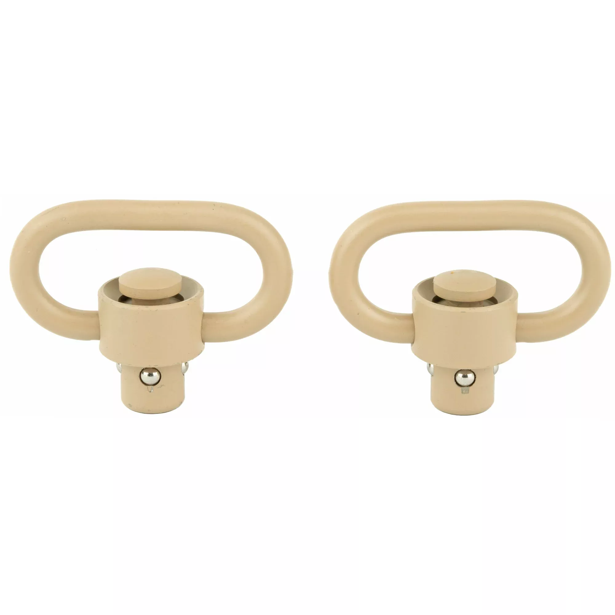 Grovtec Hd Push Button Swivels – Cerakote Desert Snd 1 1/4″ 2pk