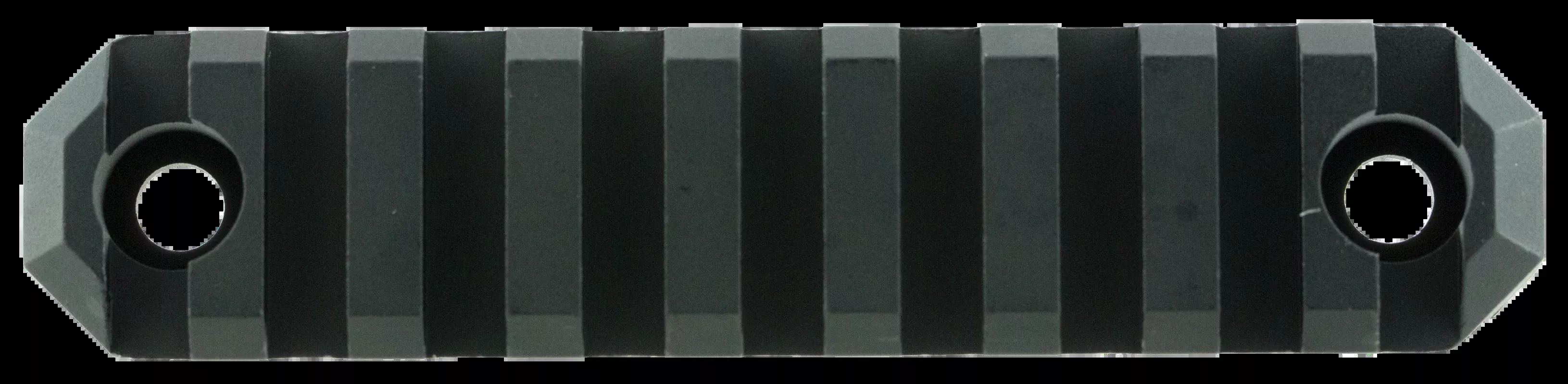 Grovtec Rail Section M-lok - 3.8" 9 Slot Aluminum Black