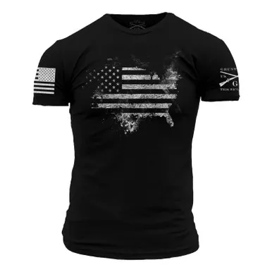 GRUNT STYLE Men's American Acid Short Sleeve Shirt