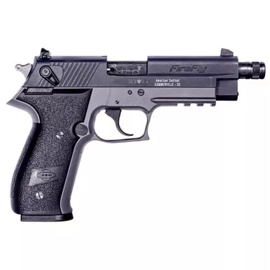GSG GERG2213TFFSA FireFly 22 LR 13+1 4.90″ Black Threaded Barrel, Aluminum Serrated Slide, Smoke Gray Aluminum Frame w/Picatinny Rail, Textured Grip