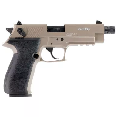 GSG GERG2213TFFTA FireFly 22 LR 13+1 4.90″ Black Threaded Barrel, Tan Aluminum Serrated Slide, Tan Aluminum Frame w/Picatinny Rail, Textured Grip