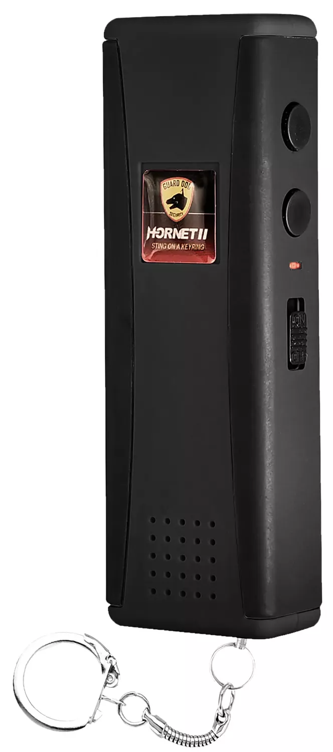 Guard Dog Stun Gun Hornet 2 Black Features Flashlight/Alarm SGGDH2HVBK