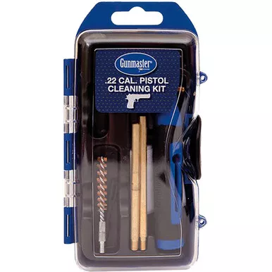 Gunmaster GM22P Pistol Cleaning Kit .22 Caliber, Blue