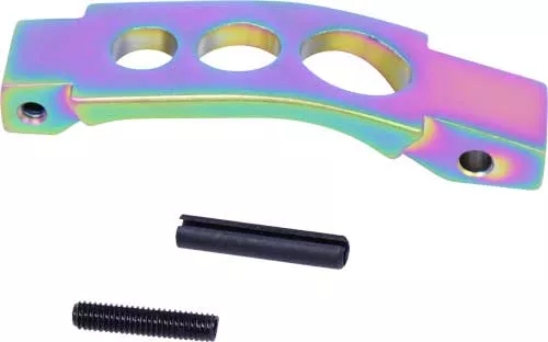 Guntec Ar15 Enhanced Trigger - Guard Rainbow Coated Pvd