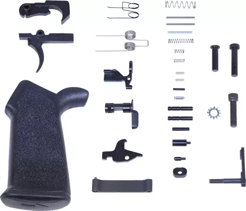 Guntec Complete Lower Parts - Kit Ar10 W/ Ergonomic Grip