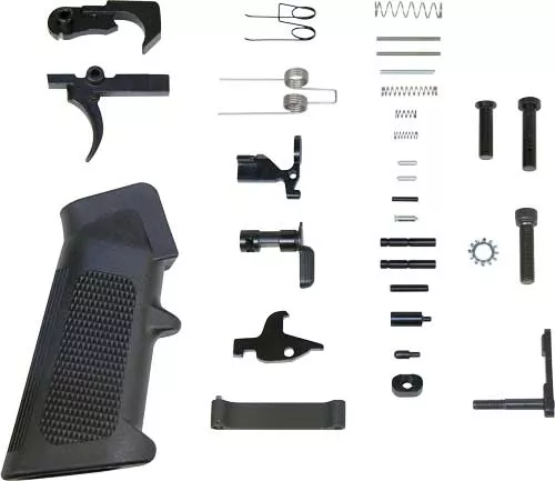 Guntec Complete Lower Parts – Kit Ar15 With A2 Pistol Grip