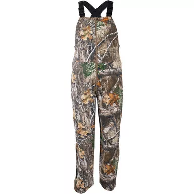 Habit Mens Cotton Bibs, Realtree Edge Camo