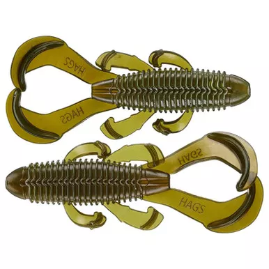 Hag's Baits Cheat Code Craw 3/4" Green Pumpkin