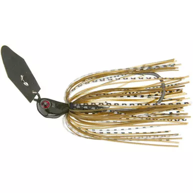 Hag’s Baits Hurricane Bladed Jig – 3/4 oz Green Pumpkin