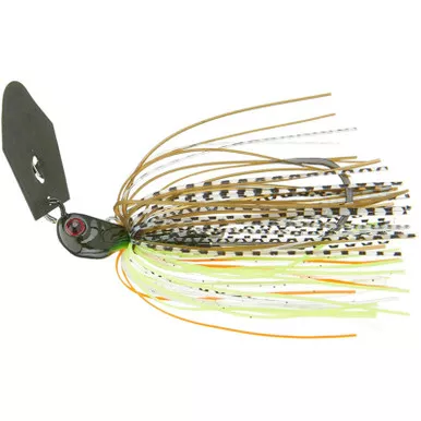 Hag’s Baits Hurricane Bladed Jig – 3/8 oz Green Pumpkin Shad