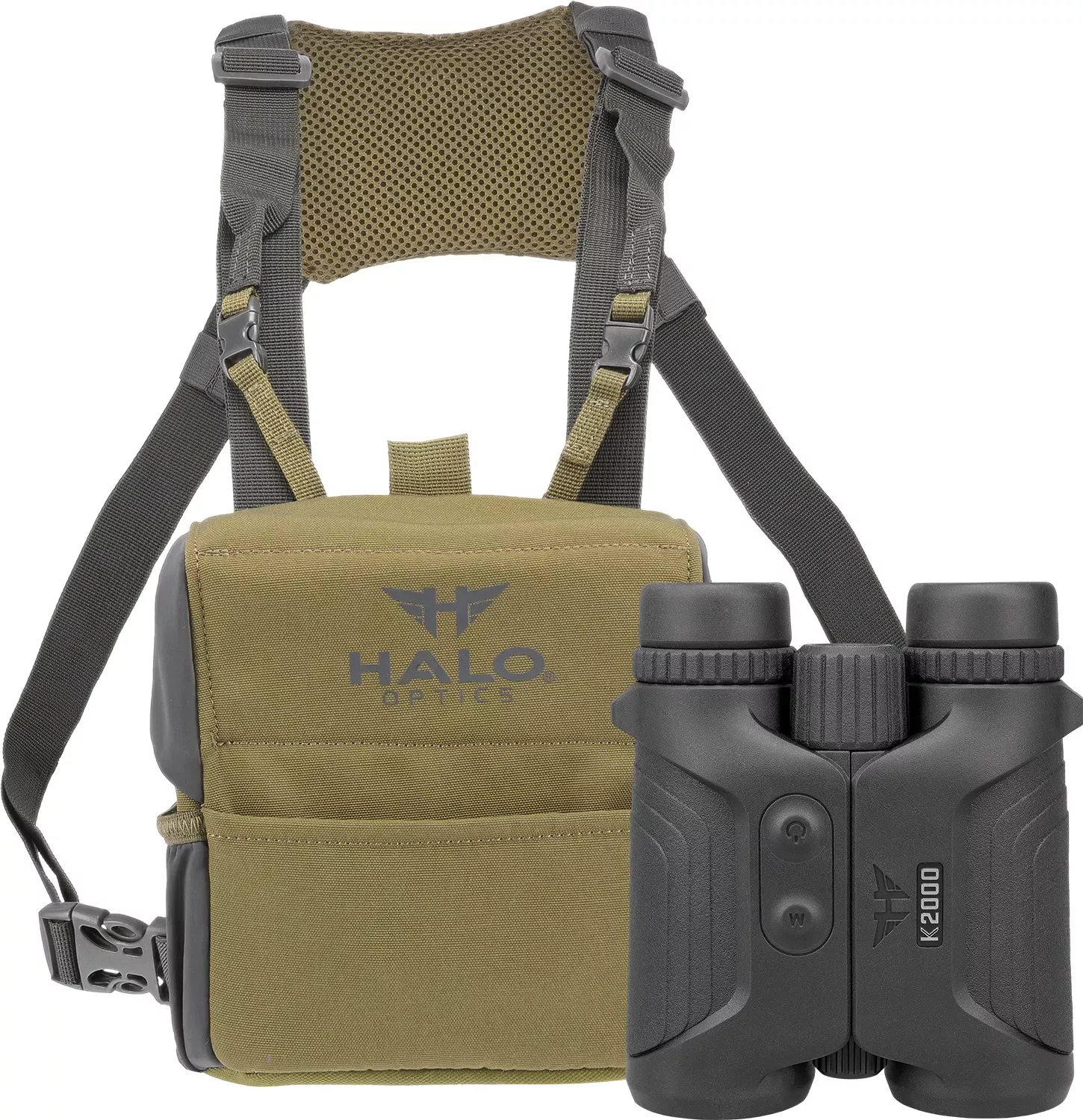 Halo Optics K2000 Binoculars 10x42mm Black HALLRFBIN2000