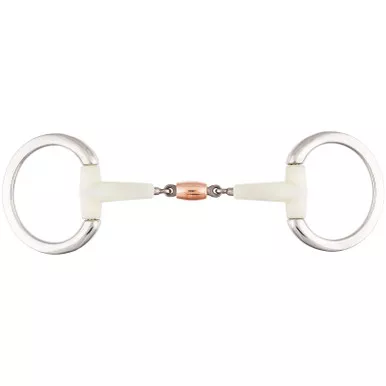 HAPPY MOUTH Contour Double Jointed Copper Roller Flat Eggbutt (469596SS)