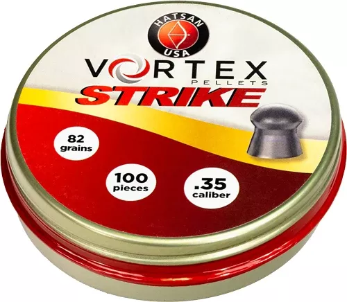 Hatsan Vortex Strike Pellets - .35 81.02gr 100 Per Tin