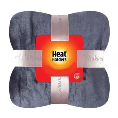 Heat Holders Personal-Sized Throw Antique Silver