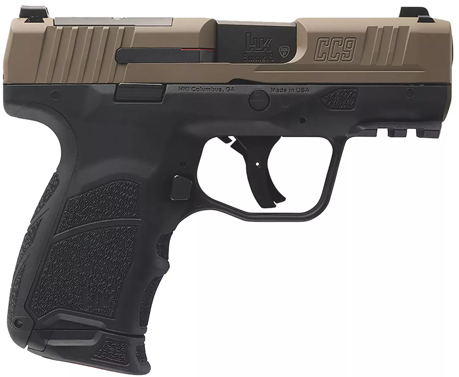 Heckler & Koch CC9 9mm Pistol 3″ Two Tone Flat Dark Earth and Black 81001192