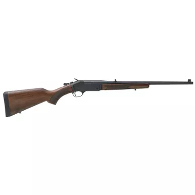Henry H015357 Single Shot 38 Special or 357 Mag Caliber with 1rd Capacity, 22" Barrel, Overall Blued Finish & American Walnut Stock, Right Hand (Full Size)