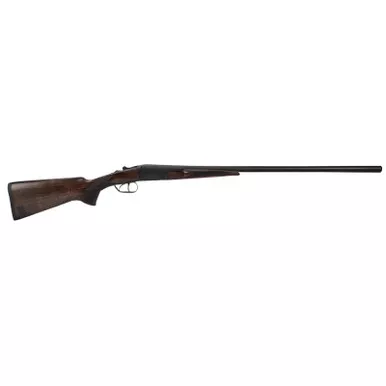 Heritage Mfg BL1228BK Badlander Full Size 12 Gauge Break Open 3" 2rd 28" Black Chrome Side By Side Barrel, Black Chrome Receiver, Fixed Turkish Walnut Stock
