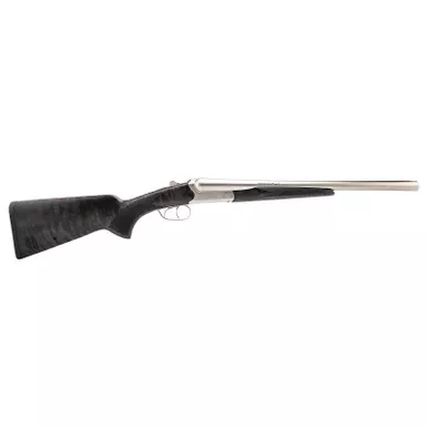 Heritage Mfg BL41018NI Badlander 410 Bore Break Open 2rd 18.50" Nickel Side By Side Barrel & Receiver, Fixed Turkish Walnut Wood Stock