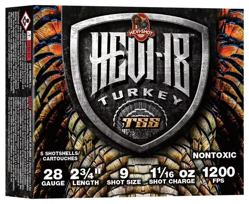 Hevi-Shot Hevi-18 28 Gauge Ammo 2-3/4" #9 5 Rounds HS7259