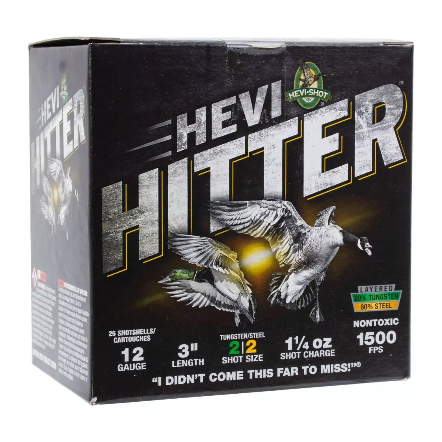 Hevi-Shot Hevi-Hitter 12 Gauge Ammo 3″ #2 25 Rounds HS28022