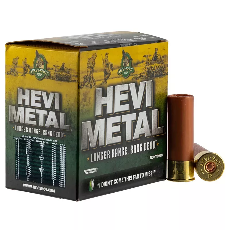 HEVI-Shot Hevi-Metal Longer Range 12 Ga.3" 1 1/4 oz #6 25/Box