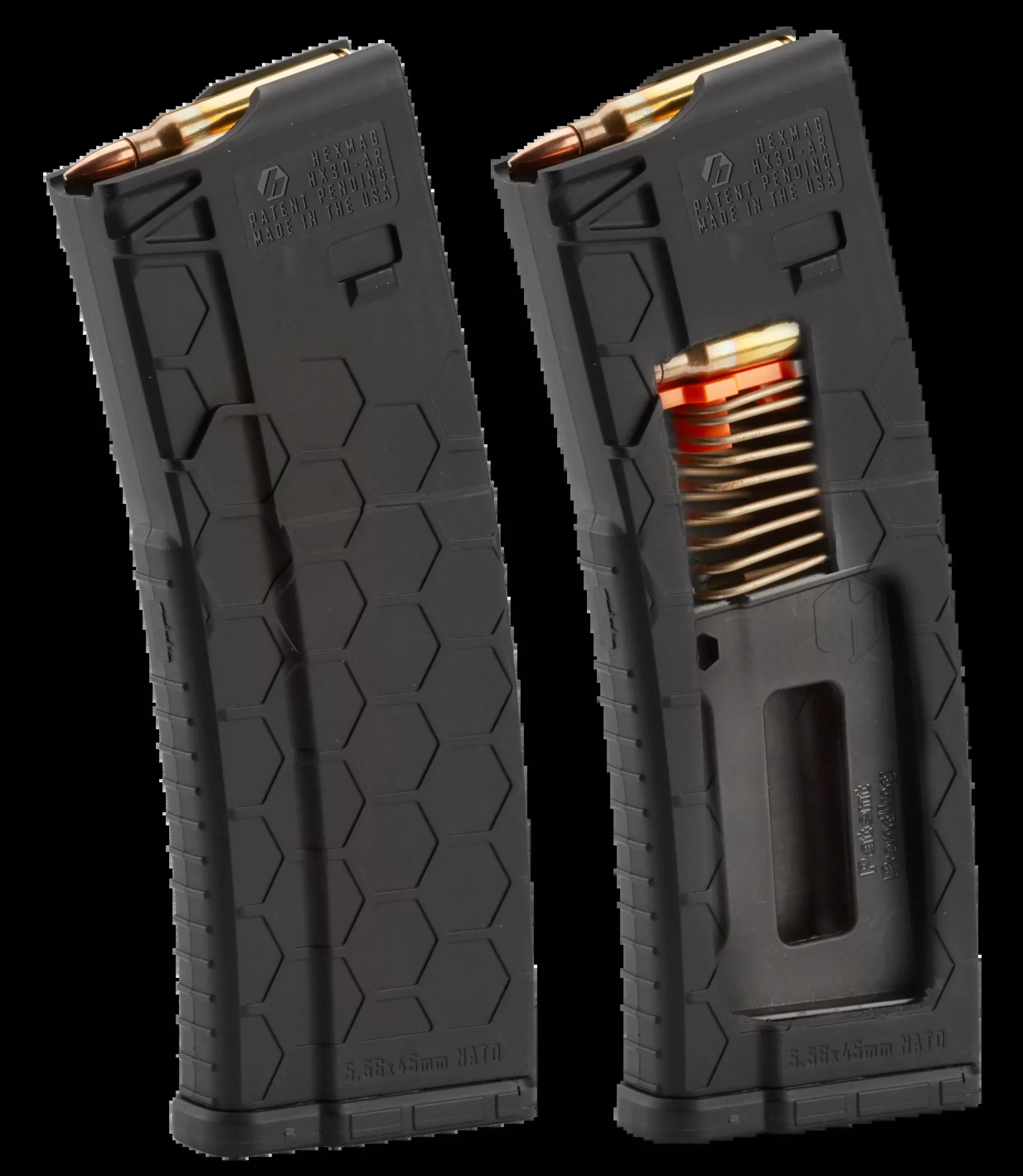 Hexmag Magazine Ar-15 5.56×45 – 10rd Black Polymer Series 2
