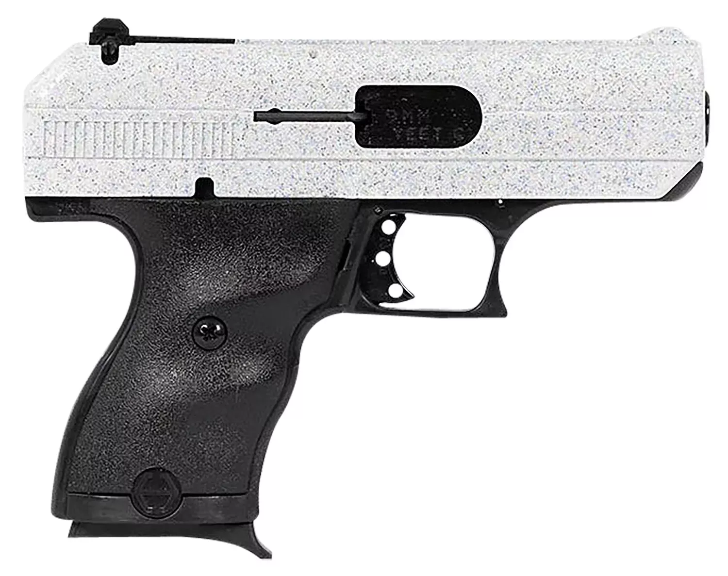 Hi-Point C9 9mm Luger 8+1 3.50" Black & White Sparkle Pistol