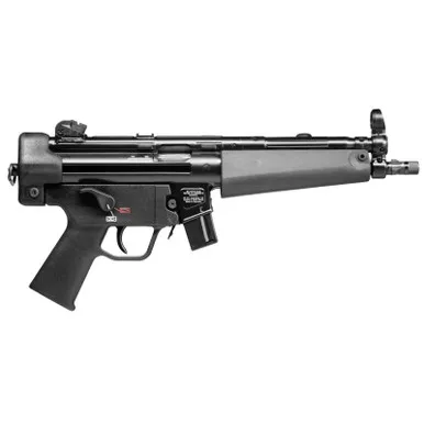 HK 81000478 SP5 9mm Luger Caliber with 8.86" Barrel, 10+1 Capacity, Overall Black Finish & Polymer Grip Includes 2 Mags