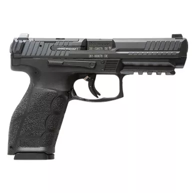 HK 81001067 VP9A1 *CA Compliant Full Size 9mm Luger 10+1 4.53" Optic Ready/Serrated Slide, Black Polymer Frame w/Picatinny Rail, Interchangeable Backstrap Grip, Ambidextrous