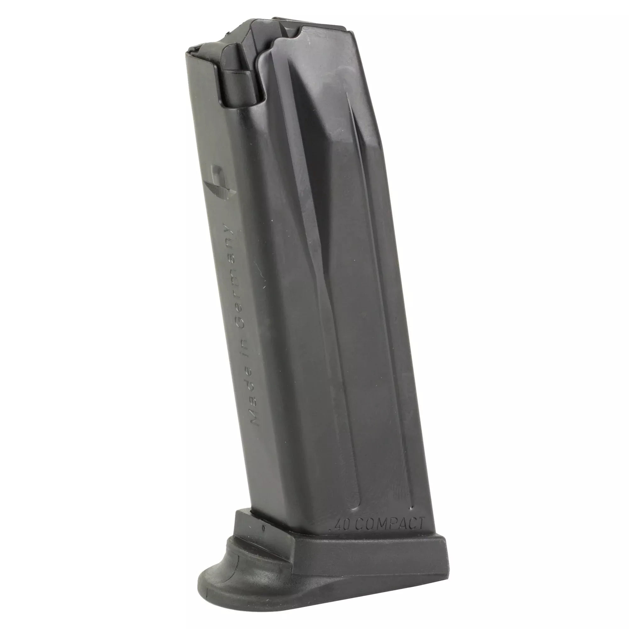 Hk Magazine P2000/usp40 Comp- - Act .40s&w 12rd Black Steel