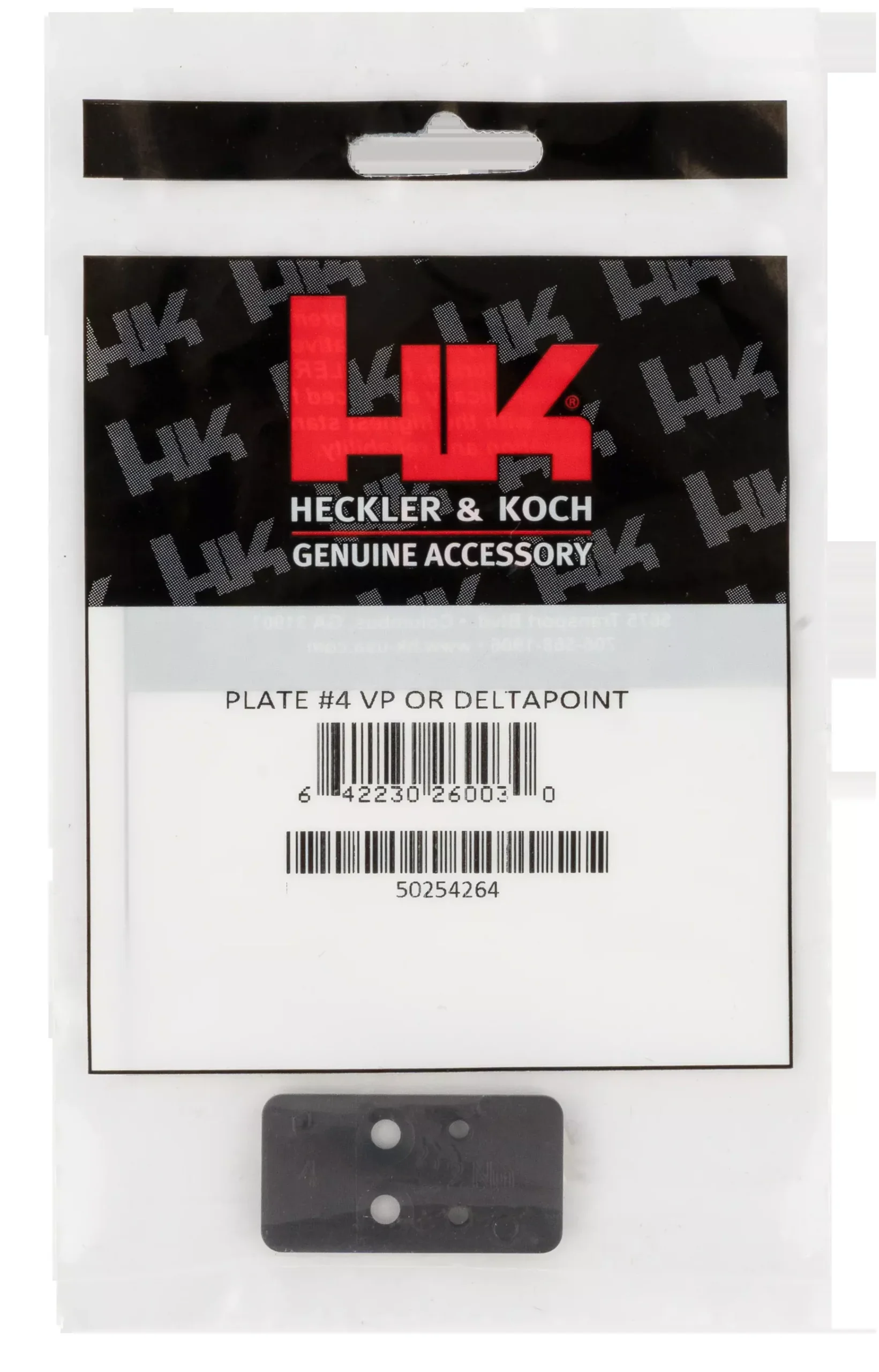 Hk Vp9 Optics Ready Mounting – Plate 4 Leupold Deltapoint