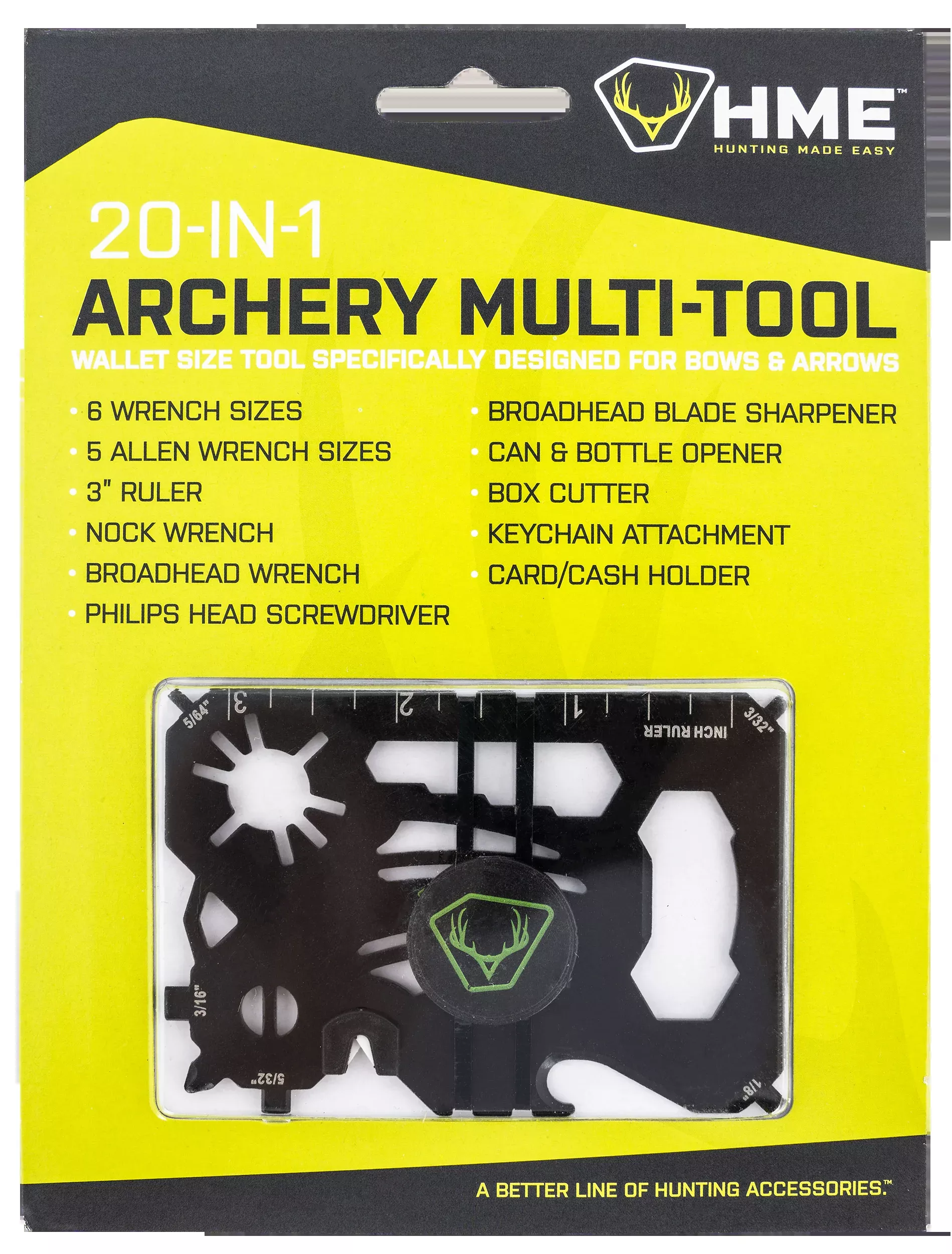 Hme 20-in-1 Wallet, Hme Hme-wmt Wallet Multi Tool